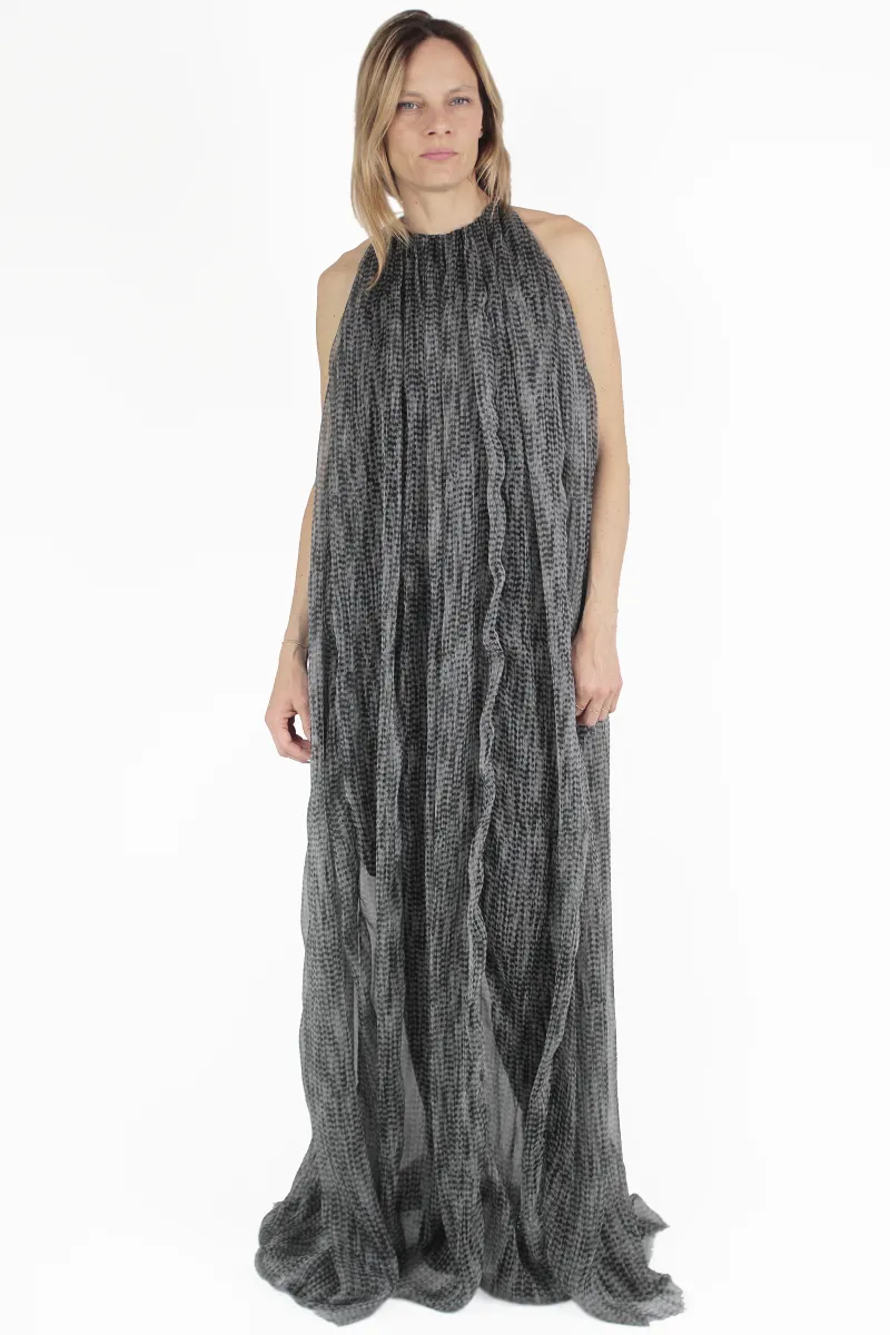 Giovanni Cavagna KLEID Printed Light Long Dress