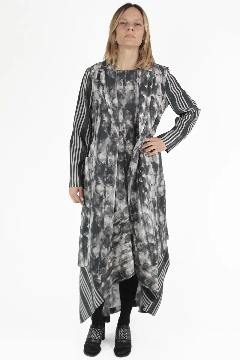 PierAntonio Gaspari CAPPOTTI Printed Fit Coat