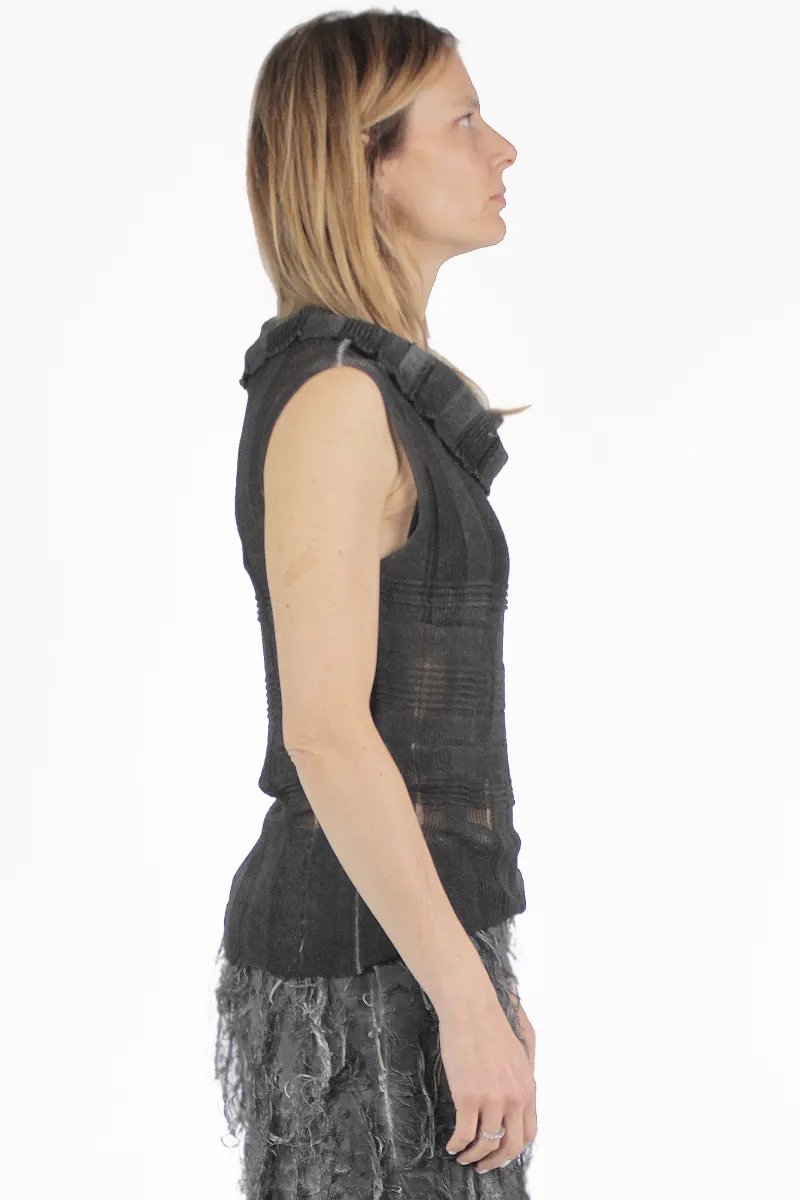 PierAntonio Gaspari MAGLIE Crèpe Tank Top