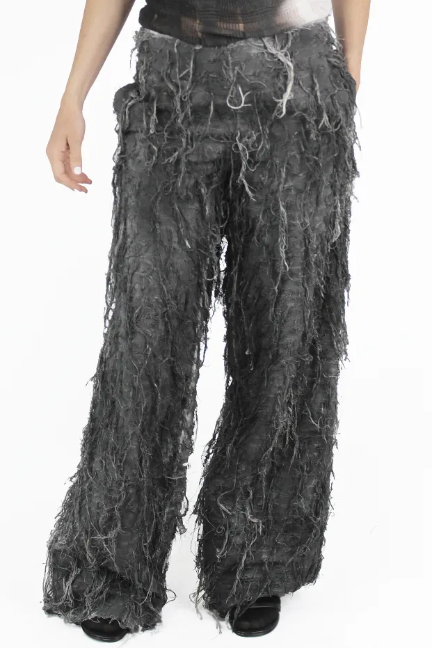 PierAntonio Gaspari PANTALONI Long Fringed Trousers