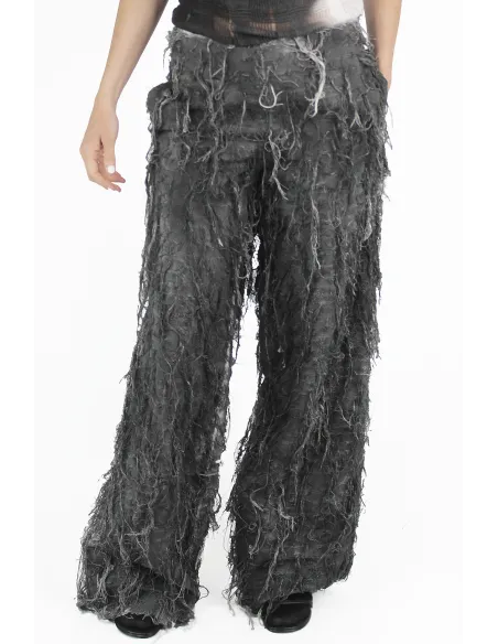 PierAntonio Gaspari PANTALONI Long Fringed Trousers