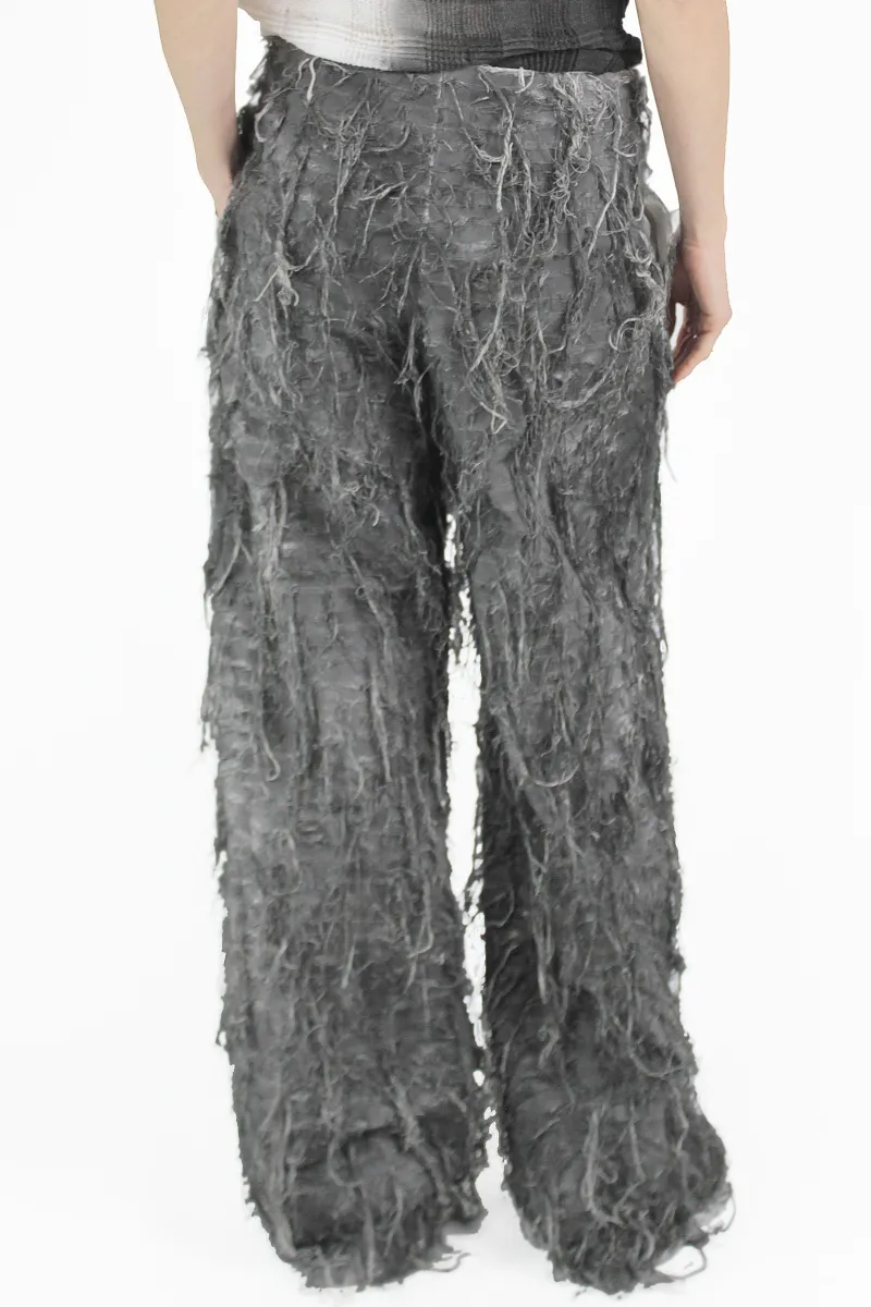 PierAntonio Gaspari PANTALONS Long Fringed Trousers