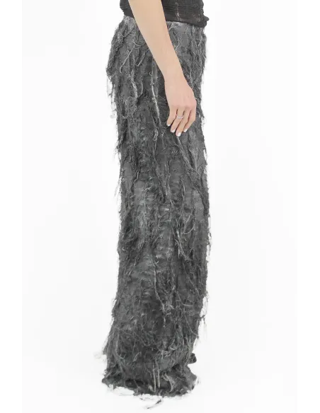 PierAntonio Gaspari PANTALONI Long Fringed Trousers