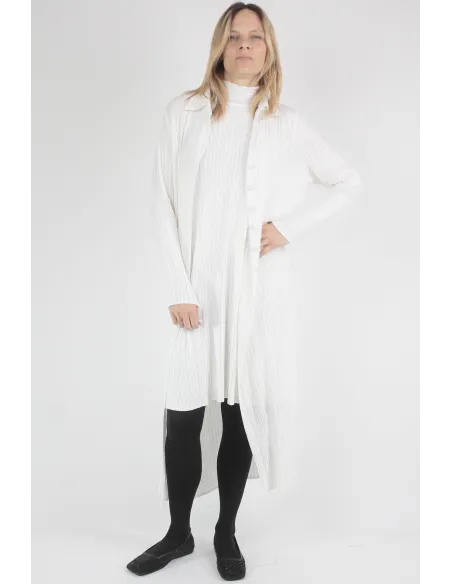 Gongdid Design MANTEL Pleats Maxi Coat