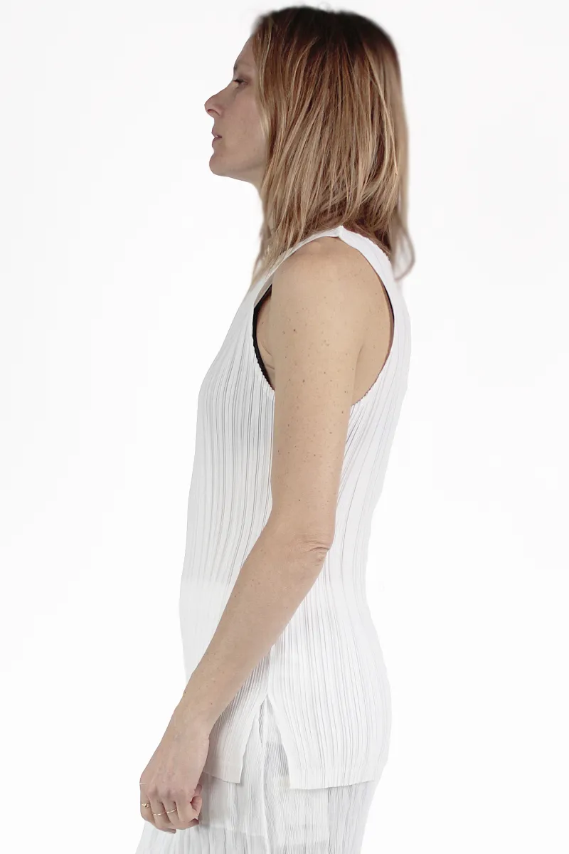 Gongdid Design Débardeurs Pleats W Tank Top