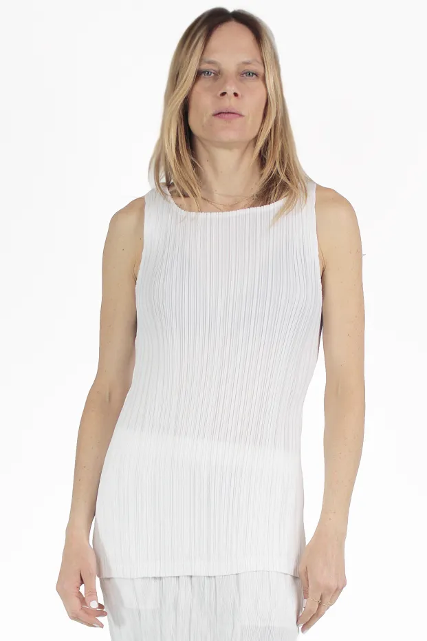 Gongdid Design 无袖衬衫 Pleats W Tank Top