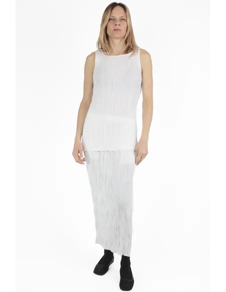 Gongdid Design 无袖衬衫 Pleats W Tank Top