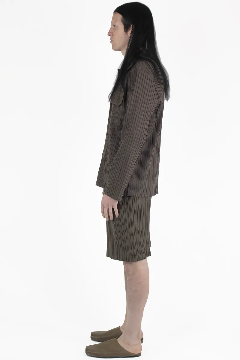 Gongdid Design Vestes Pleats Pocket Jacket