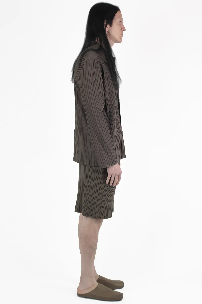 Gongdid Design Vestes Pleats Pocket Jacket