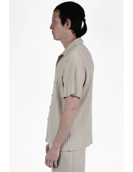 Gongdid Design Hemden Pleats Ss Shirt