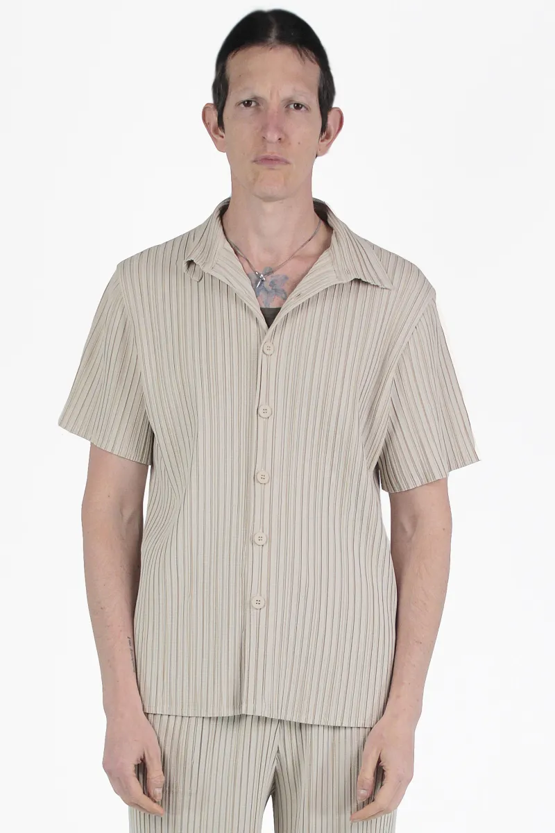 Gongdid Design Hemden Pleats Ss Shirt