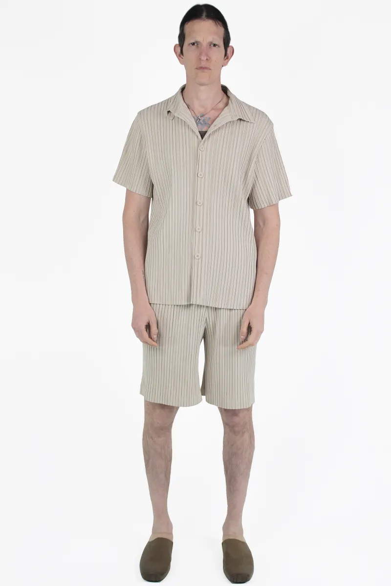 Gongdid Design Hemden Pleats Ss Shirt