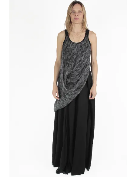 Giovanni Cavagna 짧은 티셔츠 Laces Asymmetric Top