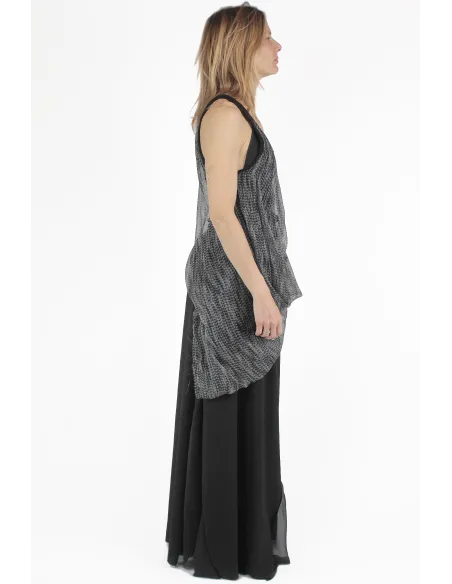 Giovanni Cavagna ショートTシャツ Laces Asymmetric Top