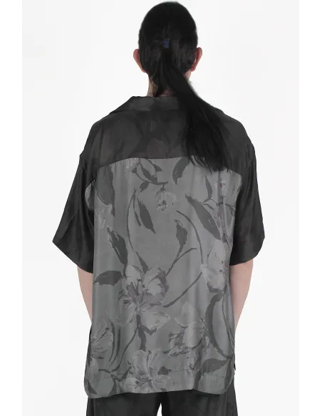 Giovanni Cavagna Camicie Printed Bicolor Shirt
