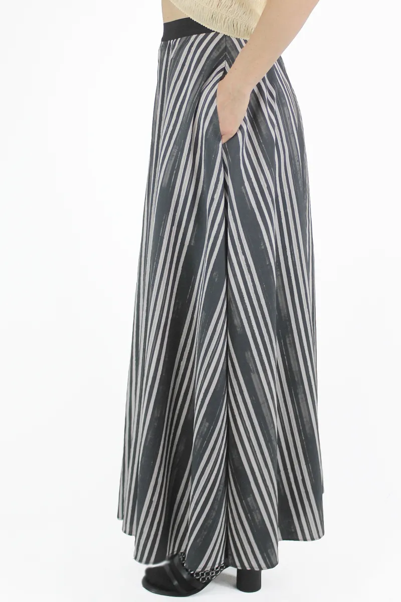 PierAntonio Gaspari JUPES Stripes Long Skirt