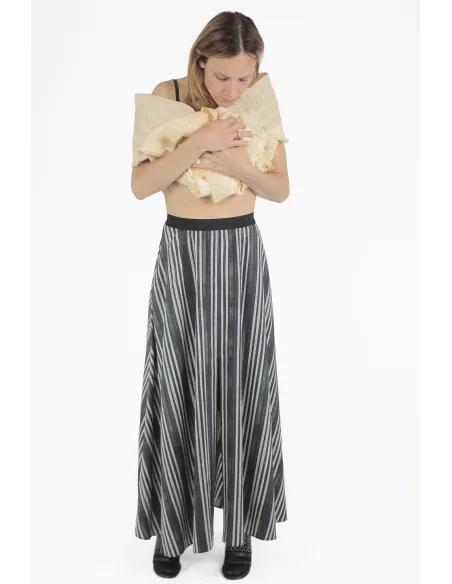 PierAntonio Gaspari ROCKE Stripes Long Skirt