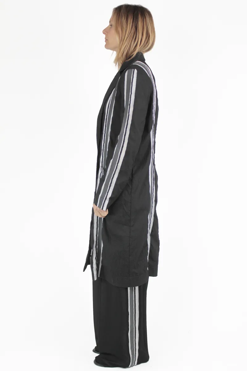 PierAntonio Gaspari IMPERMEABILI Stripes Long Coat