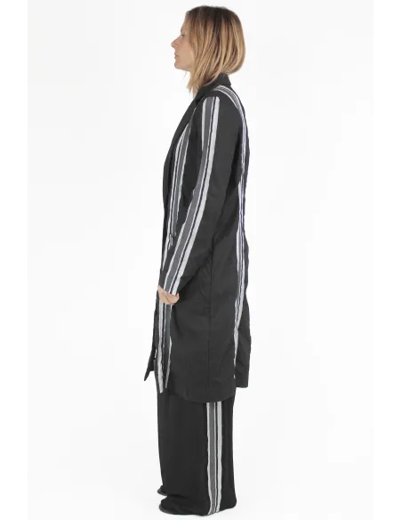 PierAntonio Gaspari IMPERMEABILI Stripes Long Coat