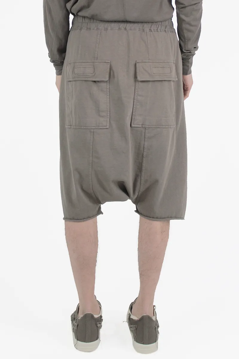Rick Owens Pantalons Drawsting Short Pods
