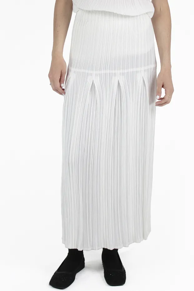 Gongdid Design ROCKE Slits Pleats Skirt