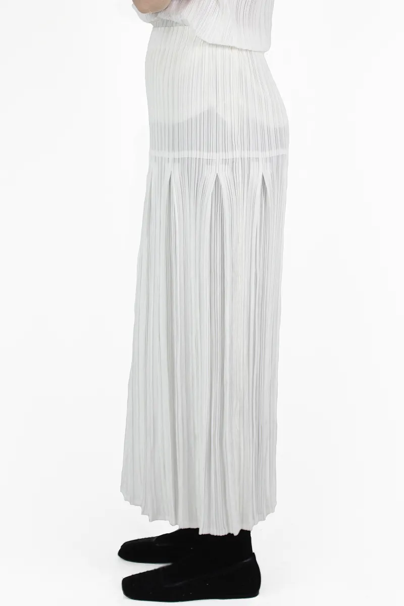 Gongdid Design ROCKE Slits Pleats Skirt
