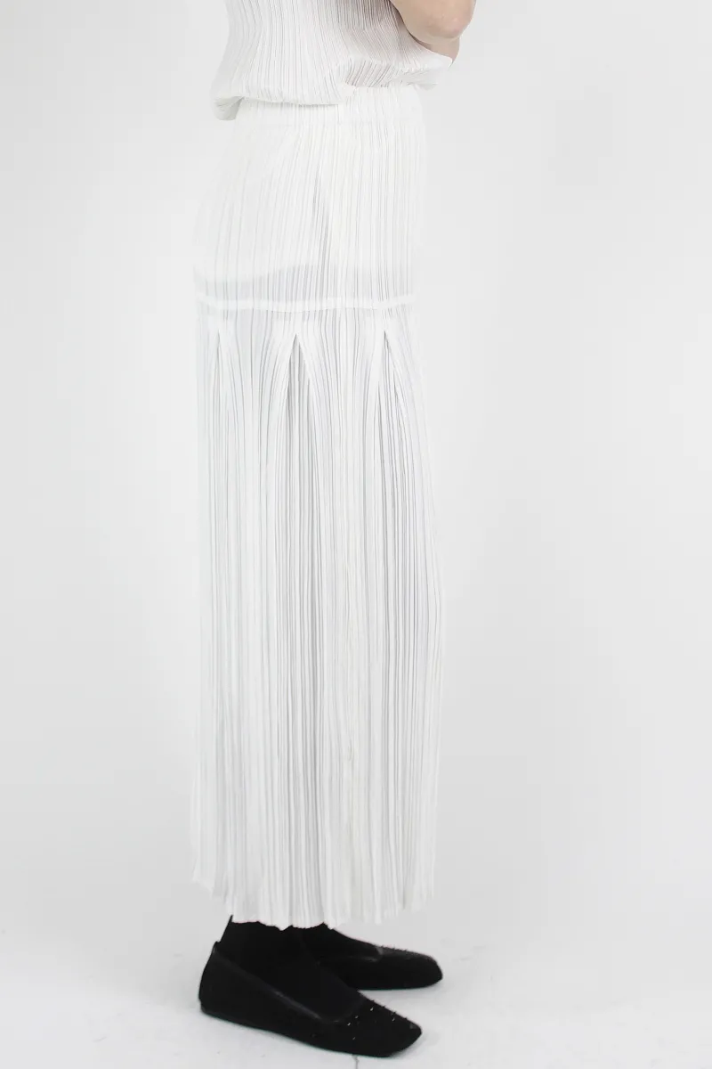 Gongdid Design GONNE Slits Pleats Skirt
