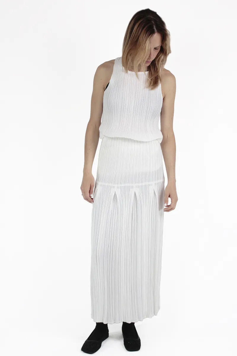 Gongdid Design GONNE Slits Pleats Skirt