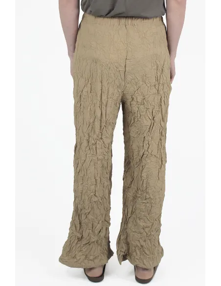 Gongdid Design ズボン Crumpled Pleated Pants