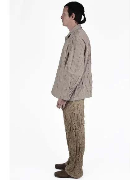 Gongdid Design Giacche Crumbled Pleated Jacket