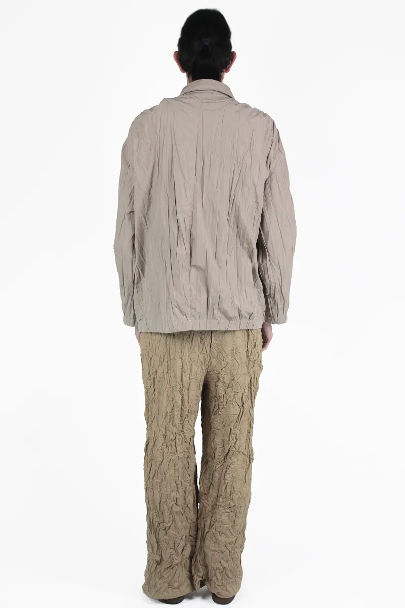 Gongdid Design Vestes Crumbled Pleated Jacket