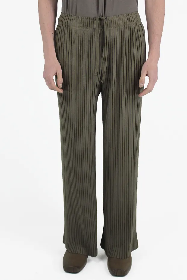 Gongdid Design Hosen Stripe Pleats Pants