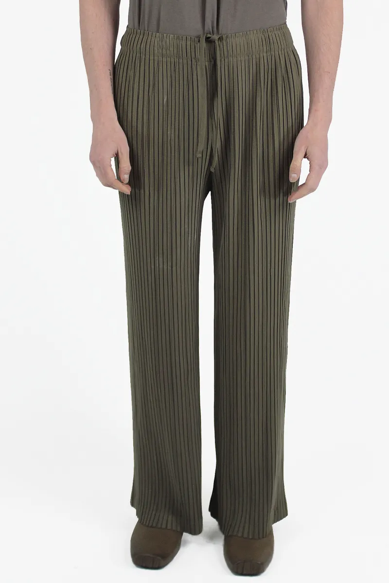 Gongdid Design ズボン Stripe Pleats Pants