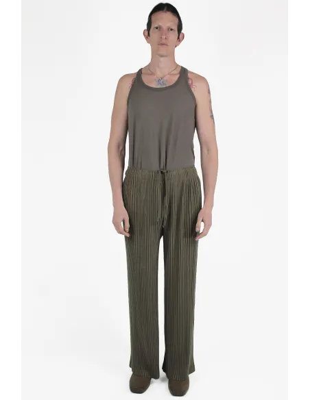 Gongdid Design Hosen Stripe Pleats Pants