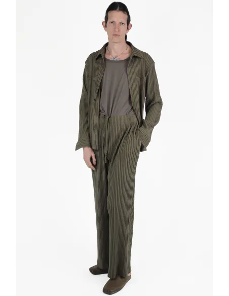 Gongdid Design ジャケット Stripe Pleats Jacket