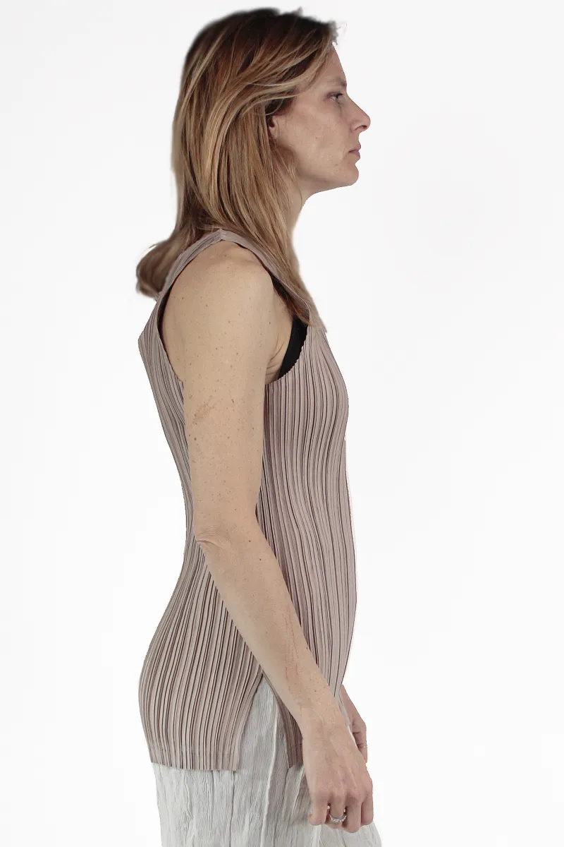 Gongdid Design 无袖衬衫 Pleats B Tank Top
