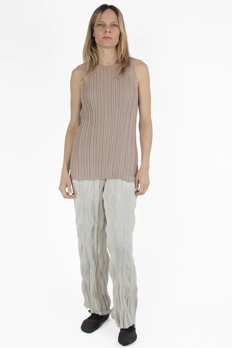 Gongdid Design 无袖衬衫 Pleats B Tank Top