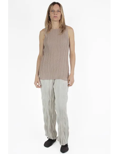 Gongdid Design 无袖衬衫 Pleats B Tank Top