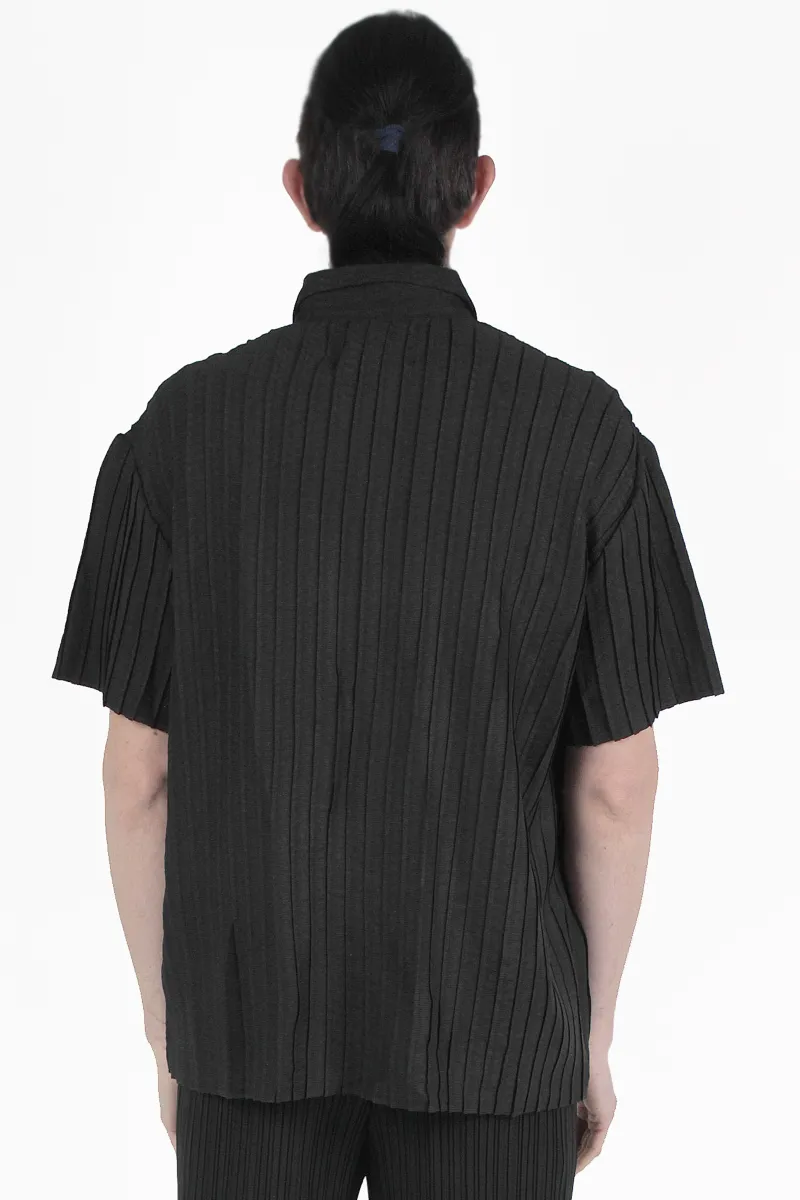 Gongdid Design Chemises Double Pleated B Shirt