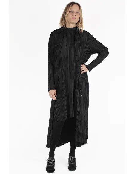Gongdid Design MANTEAUX Pleats Maxi B Coat