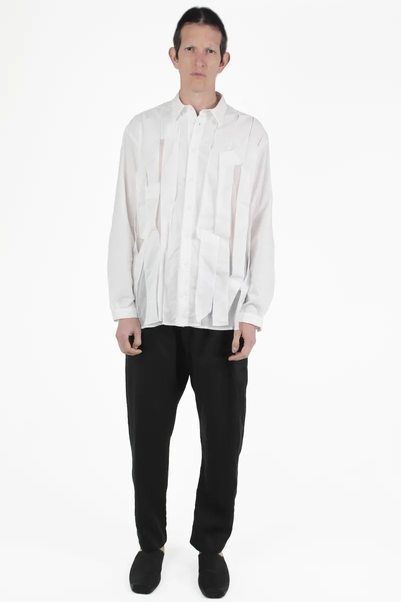 Giovanni Cavagna シャツ Stripe Long Shirt