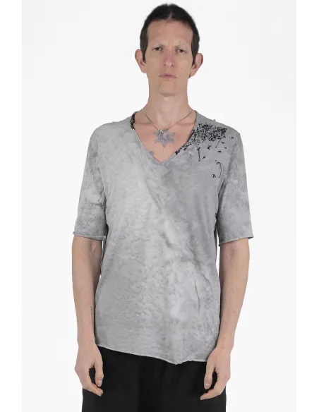 Giovanni Cavagna T恤 Painted V T-Shirt