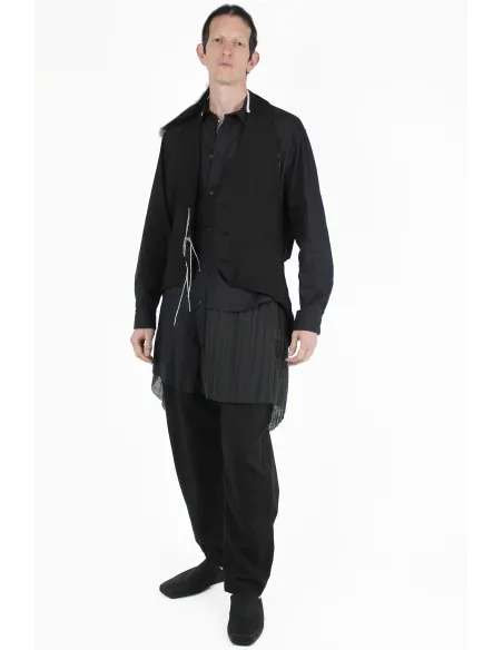 Giovanni Cavagna 양복 조끼 Asymmetric Tailoring Vest