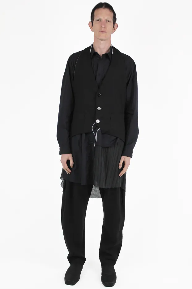Giovanni Cavagna Chaleco Asymmetric Tailoring Vest