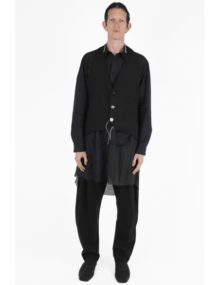 Giovanni Cavagna Gilet Asymmetric Tailoring Vest
