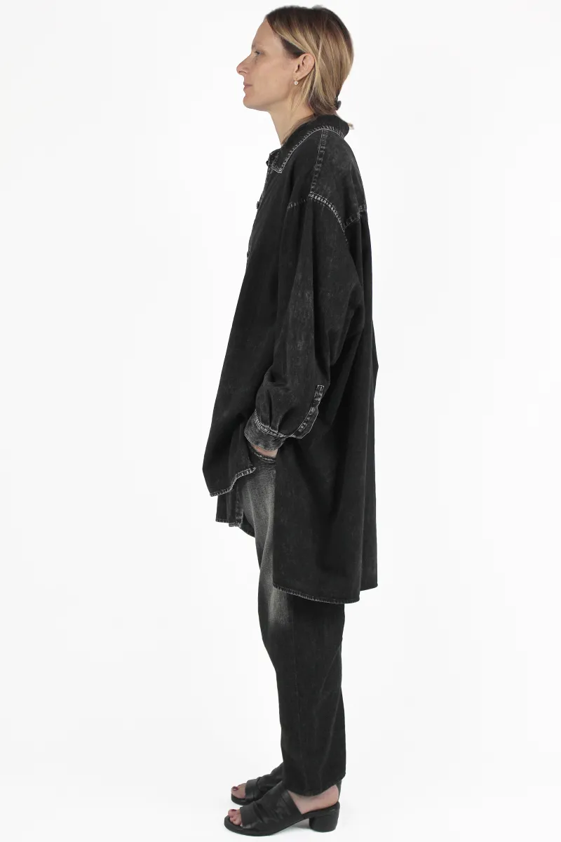 Yohji Yamamoto CAMICIE Umbalanced Big Blouse