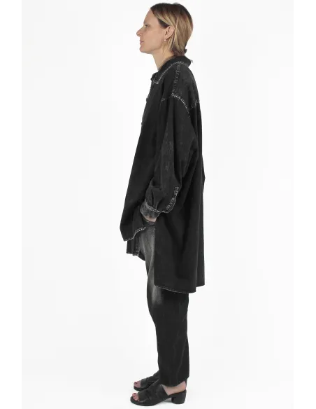 Yohji Yamamoto CHEMISES Umbalanced Big Blouse