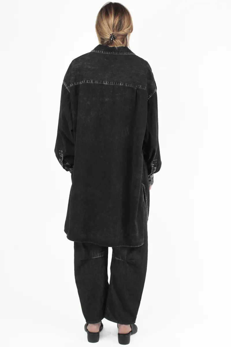Yohji Yamamoto 衬衫 Umbalanced Big Blouse