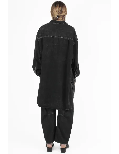 Yohji Yamamoto CHEMISES Umbalanced Big Blouse