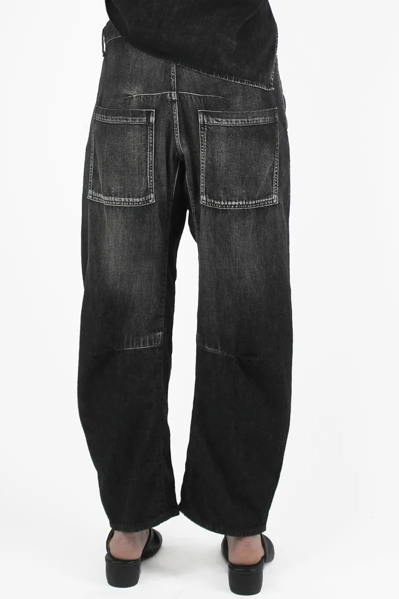 Yohji Yamamoto PANTALONI U-wide Gusset Pants